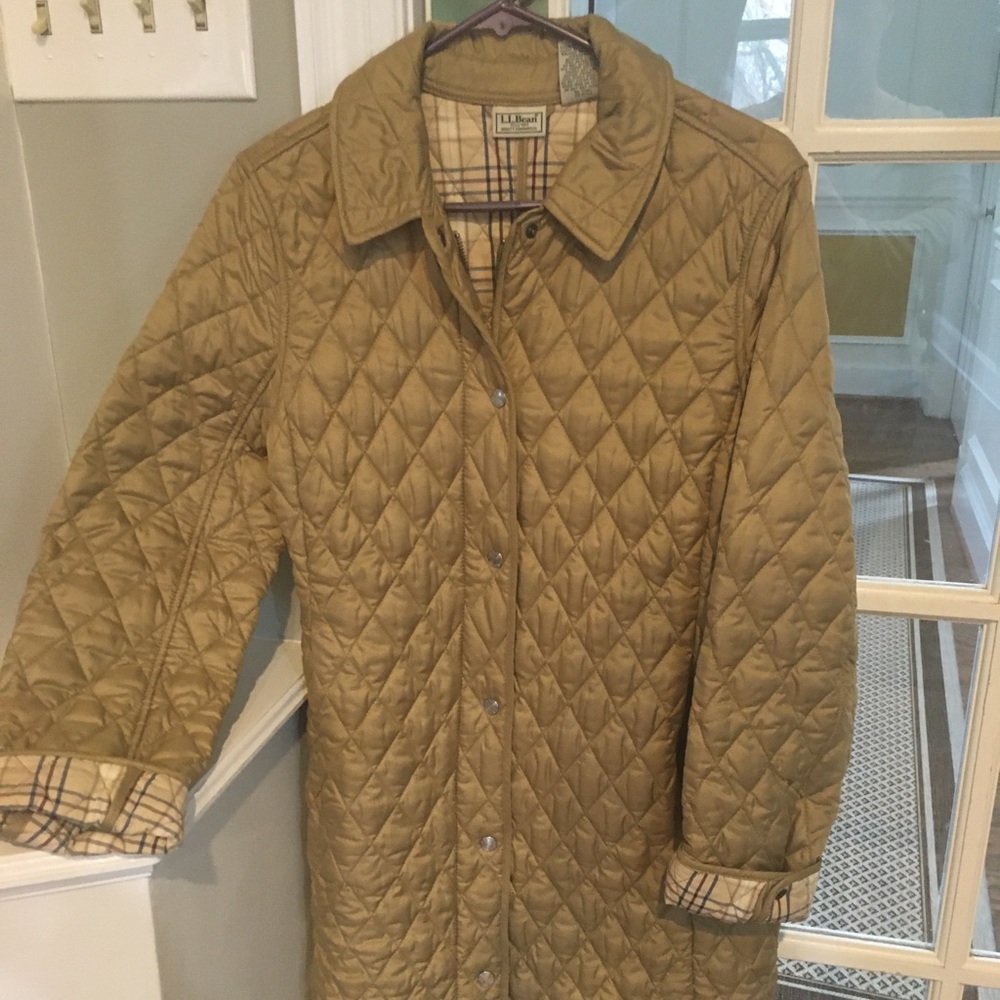 LL Bean Quilted Coat